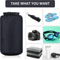 6 Pcs Waterproof Dry Bag Sack Lightweight Outdoor Dry Bags 35 L, 20 L, 15 L, 10 L, 5 L, 3 L Waterproof Boat Bag for Kayaking, Backpacking, Hiking, Camping Rafting(Black)