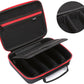 MOSISO Camera Case Compatible with GoPro Hero 13/12/11/10/9/8/7, Hard Travel Carrying Case Compatible with AKASO EK7000/V50/Brave 4/7 LE/8, EVA Case with Handle & Snap Hook for Action Camera, Black