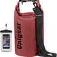 Unigear Dry Bag Waterproof, 2L/5L/10L/20L/30L/40L Floating and Lightweight Bags for Kayaking, Boating, Fishing, Swimming and Camping with Waterproof Phone Case