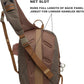 Fly Fishing Sling Pack, Lightweight Fishing Tackle Storage Bag, Large Capacity