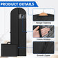 70" Long Garment Bags for Travel Dress, 2 Pack Dress Bags for Gowns, Garment Bag for Long Dress, Closet Wardrobe Bags for Gowns Tuxedos, Black