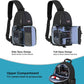 MOSISO Camera Sling Bag, DSLR/SLR/Mirrorless Camera Backpack Case Shockproof Photography Backpack with Tripod Holder & Removable Modular Inserts Compatible with Canon/Nikon/Sony/Fuji