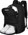 LARIPOP Soccer Backpack Soccer Bag with Ball Holder & Shoe Compartment Youth Sports Equipment Training Bag