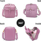1060 Leather Crossbody Bags for Women Anti-Theft Vegan Purse with Card Slots, Travel Shoulder Bag, Waterproof Crossbody Purse