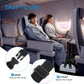 Airplane Footrest with Comfortable No Clashing Base, Portable Travel Foot Rest Made with Premium Memory Foam, Airplane Travel Accessories to Reduce Swelling and Soreness, Gifts for Travelers
