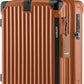 Joyway Carry On Luggage, Expandable Suitcase with Smart Cup Holder and USB Port, 20 IN Hardside Checked with TSA Lock Spinner Double Wheels (Brown, Carry-On 20-Inch)
