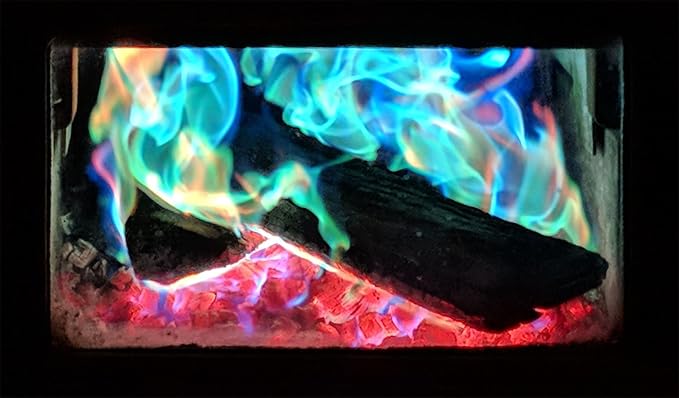 Mystical Fire Color Changing Packets Fire Pits Campfire Long-Lasting Enchanted Multi-Color Magical Family Fun for Indoor Fireplace or Outdoor Use 25 Gram 12 Pack