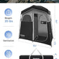 KingCamp Shower Tent, Portable Privacy Tent Outdoor Camping 1/2 Room Toilet Tents with Shower Bag & Dressing Room for Beach, Camping & Hiking