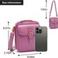 1060 Leather Crossbody Bags for Women Anti-Theft Vegan Purse with Card Slots, Travel Shoulder Bag, Waterproof Crossbody Purse