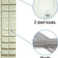coastal rose Hanging Shoe Organizer for Closet, 20 Sections Hanging Closet Organizers and Storage Shelves, Space Saving Shoe Storage Rack Holder, Beige, 12''W×12''Dx 50''H