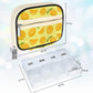Serfeymi Weekly Travel Pill Organizer Pill Case for Purse with Removable 7 Day Pill Box, Fashionable Travel Medicine Organizer Pill Container for Medicine, Vitamin, Supplement - Yellow 01