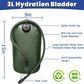 1050D Tactical Hydration Backpack with 3L TPU Water Bladder, Military Molle Water Backpack Perfect for Men & Women, Hydration Pack for Hiking, Biking, Running, Climbing, Hunting, Daily Use