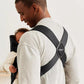 BabyBjörn Baby Carrier Mini, Black, Woven | Newborn Carrier (7-25 lbs), Ergonomic, Easy-to-Use