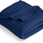 Bare Home Polar Fleece Blanket - Extra Long - Dark Blue - Warm & Cozy - Premium Fleece - Throw for Bed, Sofa, Camping, Travel and Cold Nights - Lightweight (Twin/Twin XL, Dark Blue)