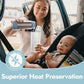 Papablic Portable Travel Baby Bottle Warmer Plus with Large Capacity, 18 oz