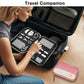 MATEIN Travel Cord Organizer Case 2 Pack for Women, Double Zipper Cable Organizer Bag for Tech Accessories, Water Resistant Lightweight Electronics Bag for Charger, USB Drive & Phone, Office Gifts