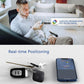 Real-time Positioning Air Tracker Tag, Key Finder, Work with Google Find Hub(Only for Android, Not for iOS), Bluetooth Tracker for Luggage, Backpack etc, 4 Pack Black