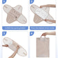 WANDF 7 Set Compression Packing Cubes for Travel, Shirt Folder for Wrinkle-Free, Suitcase Organizer Bags Set for Carry-On Checked Luggage Duffle Bag Women Men(Khaki)