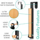 Over-The-Door Laundry Hanger - Convenient Travel Clothes Rack for Easy Drying - Ideal Laundry Hanging Rack for Travel and Home Use Collapsible Portable - 1PCS (Black)