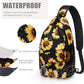 Crossbody Bags for Women Men Trendy Sling Bag Bakpack Casual Chest Bag with Convertible Shoulder Strap