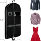 Zilink Garment Bags Suit Bag for Travel and Storage 43 inches Gusseted Suit Cover Protector for Closet with 2 Large Pockets and 2 Carry Handles for Suit Coat, Dress, Set of 2