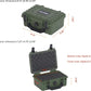 MEIJIA IP67 waterproof hard compact case,Customizable Fit Foam,8.12”x6.56”x 3.56”,Fit Use of Drones, Cameras,Equipments,lens (Green)