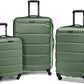 Samsonite Omni PC Hardside Expandable Luggage with Spinner Wheels, 3-Piece Set (20/24/28), Army Green