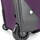 U.S. Traveler Lightweight Rolling 20" Carry On Luggage Softside Suitcase, Purple, 2 Wheel Single