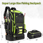 BLISSWILL Large Fishing Backpack with Cooler for 3 Tackle Boxes - Fishing Bag with Rod Holders for Camping and Hiking