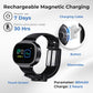 EmeTerm Smart FDA-Cleared Anti-Nausea Wristwatch Touchscreen IP67 Waterproof Morning Motion Sickness Relief Rechargeable Fast Acting Drug Free (2 Pack Black with Extra Gel)