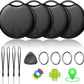 Air Tracker Tags-4 Pack for Android, Bluetooth Tracker Works with Google’s Find Hub | Android Only | Replaceable Battery | Water- Resistance | Item Finder for Luggage, Wallet, Dog, Key,Suitcases