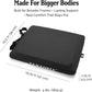 Gel and Memory Foam Seat Cushion – Office – Ergonomic Cushion Pad for Tailbone Pain - Desk Chair Car Seat Cushion Driving - Sciatica & Back Pain Relief (Black)