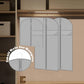 Garment Bags for Hanging Clothes, 45'' Suit Bag Cover for Storage and Travel, Dress Bags for Gowns Long, 2 Pack (Grey)