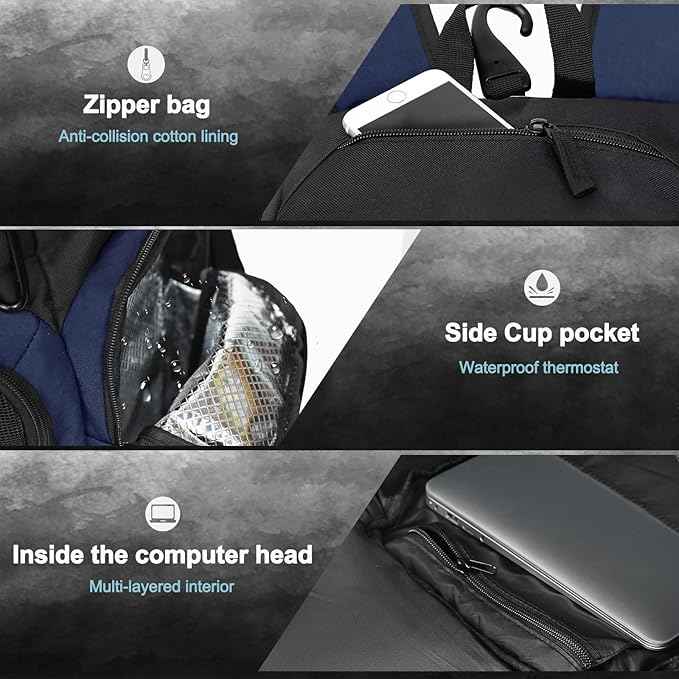 LARIPOP Basketball Backpack Bag with Ball Compartment Ventilated Shoe Compartment for Men Youth Soccer Volleyball Training