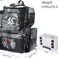 Sougayilang Fishing Tackle Backpack Waterproof Tackle Bag Storage with 4 Trays Tackle Box