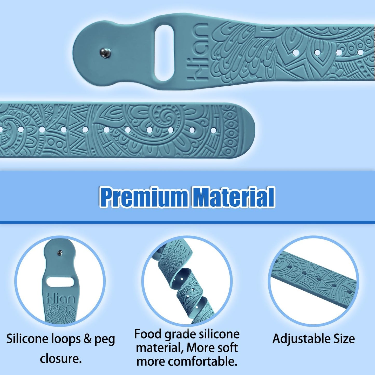 Motion Sickness Bands Anti Nausea Acupressure Wristband Sea Sickness Wristbands Nausea Bands（2 Pairs-Bule+Beryl）-Bohemia