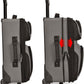 U.S. Traveler Lightweight Rolling 20" Carry On Luggage Softside Suitcase, Grey, 2 Wheel Single
