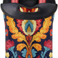Neoprene Wine Tote, Bottle Carrier Gag Insulating Neoprene Thicker, Insulated Wine Bag for Travel Holds Two Bottles, Bottle Carrier Bags Protect the Bottles, Colorful Totem