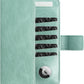 VULKIT Passport Holder with Airtag Holder RFID Blocking Passport Wallet Travel Leather Passport for Women(Mint Green)