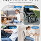 HUANUO Office Seat Cushion for Tailbone Support, High-Density Memory Foam Cushion, Breathable Coccyx Cushion, Non-Slip Bottom for Sciatica Relief, Perfect for Office, Car, and Wheelchair
