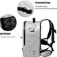 Buffalo Gear Waterproof Fishing Backpack With Rod Holder, 26L Fly Tackle Storage for Fishing