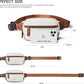 2L Fanny Packs Everywhere Belt Bag Small Fashion Crossbody Waist Pack Faux Leather Waterproof Sling Chest Bag For Women Trendy Beige