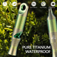 WeKnife Emergency Whistle Survival Loud, Titanium Outdoor Safety Whistle Survival Shrill Loud Blast with Paracord for Kayak, Life Vest, Jacket, Boating, Fishing,Camping, Hiking, Hunting, Coyote