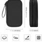 Electronic Accessories Organizer Carry Bag, Travel Cable Organizer Pouch, Portable Waterproof Double Layers All-in-One Storage Bag for Cord, Charger, Earphones, U Disk, USB Cable (M)
