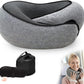 Travel Neck Pillow for Airplane, Memory Foam Travel Neck Pillow, Adults turtle neck pillow Ergonomic Support for Airplane Car Home Office Sleep, Packable Compact Portable Adults Turtle Pillows (Grey)