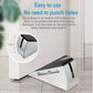 Spring Large Door Stopper - 2 Pack Heavy Duty Door Stopper Wedge, Tall Door Stoppers for Bottom of Doors, Door Stop Rubber Strong Grip, 3 Inche High Metal Doorstop Suits Any Heavy Door