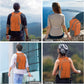 ZOMFELT Hiking Backpack for Women Men, 15L Lightweight Packable Backpacks for Trip, Water Resistant Small Travel Backpack, Foldable daypack for Hiking, Walking, Cycling, Camping, Orange - Roamly