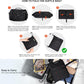 WITZMAN Foldable Duffle Bag for Travel 65L Lightweight Packable Duffel Bag with Shoes Compartment Overnight Bag for Men Women (B697 Black) - Roamly