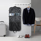 Zilink 48 Inch Garment Bags for Travel Heavy Duty Travel Suit Bag for Men Women with Buckles & Shoulder Strap Garment Bags for Hanging Clothes, Black