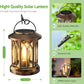 WdtPro Solar Lanterns Outdoor Lights, 6 Pack Bright Lanterns Outdoor Waterproof with Clip Patio Decor, Hanging Solar Lights for Outside Garden Yard Front Porch Table Decoration (Antique Copper)